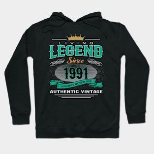 Birthday - Living Legend Since 1991 Hoodie